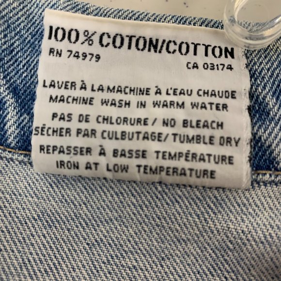 Vintage Parasuco Denim Jean Jacket 1980's "In Denim We Trust" - Medium - Picture 10 of 15